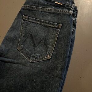 NWT Mother Superior Denim The DazzlerAnkle Fray